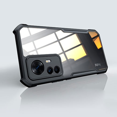 Ultra-thin Transparent TPU Soft Case T08 for Xiaomi Mi 12T Pro 5G Black