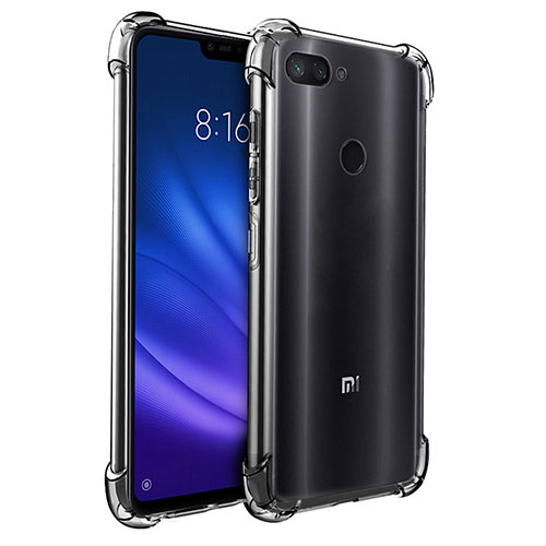 Ultra-thin Transparent TPU Soft Case T08 for Xiaomi Mi 8 Lite Clear