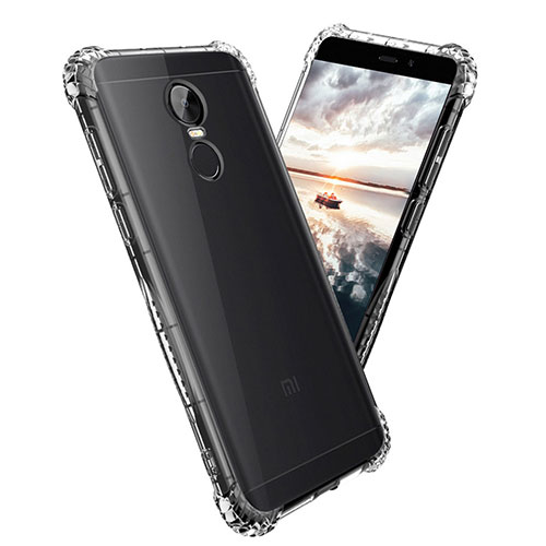 Ultra-thin Transparent TPU Soft Case T08 for Xiaomi Redmi Note 4X Clear