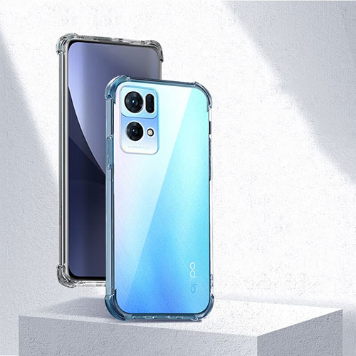 Ultra-thin Transparent TPU Soft Case T09 for Oppo Reno7 Pro 5G Clear