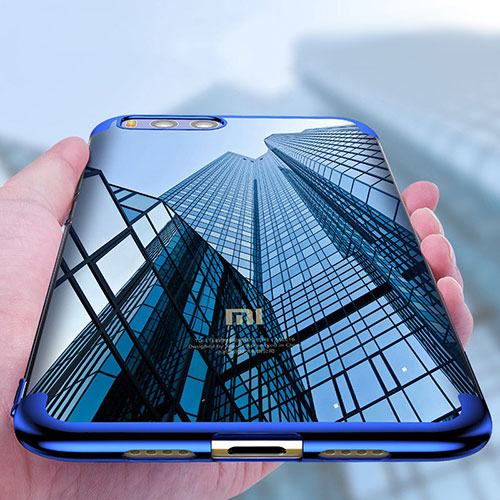 Ultra-thin Transparent TPU Soft Case T09 for Xiaomi Mi Note 3 Blue