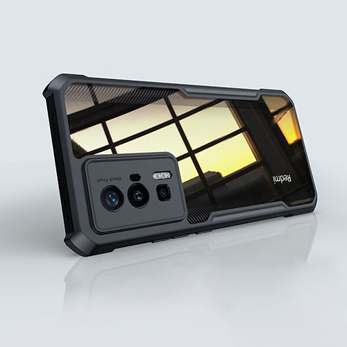 Ultra-thin Transparent TPU Soft Case T09 for Xiaomi Poco F5 Pro 5G Black