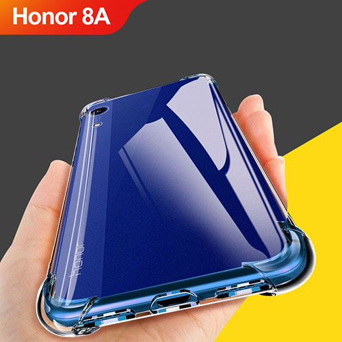 Ultra-thin Transparent TPU Soft Case T10 for Huawei Honor 8A Clear