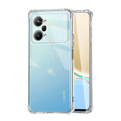 Ultra-thin Transparent TPU Soft Case T10 for Oppo K10 Pro 5G Clear