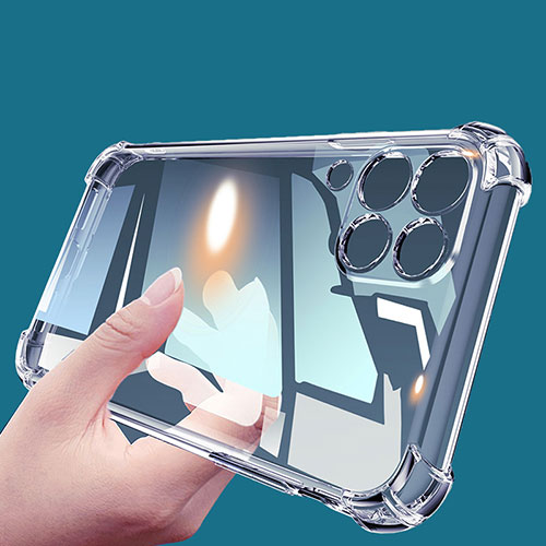 Ultra-thin Transparent TPU Soft Case T10 for Samsung Galaxy A12 Nacho Clear