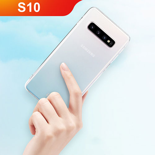 Ultra-thin Transparent TPU Soft Case T10 for Samsung Galaxy S10 5G Clear