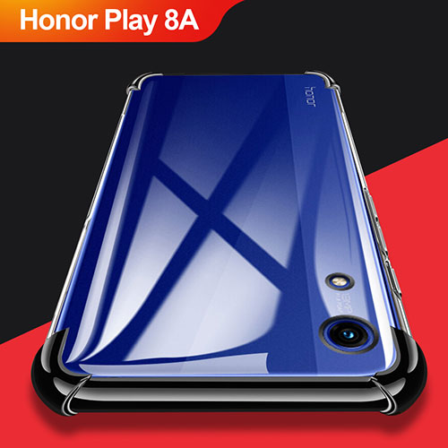 Ultra-thin Transparent TPU Soft Case T11 for Huawei Honor Play 8A Black