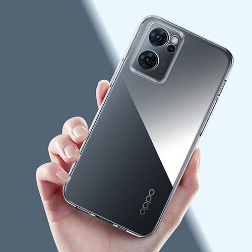 Ultra-thin Transparent TPU Soft Case T11 for Oppo Reno7 5G Clear