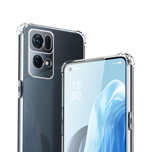 Ultra-thin Transparent TPU Soft Case T11 for Oppo Reno7 Pro 5G Clear