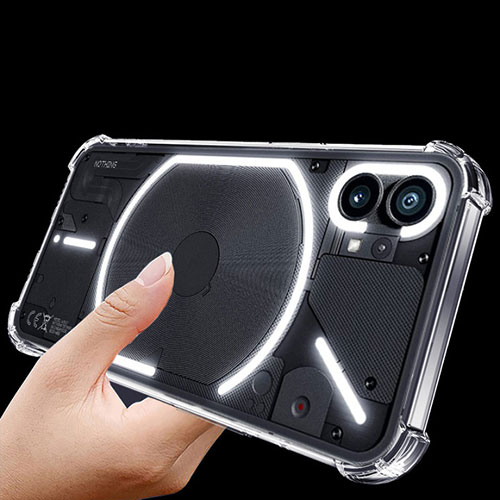 Ultra-thin Transparent TPU Soft Case T13 for Nothing Phone 1 Clear