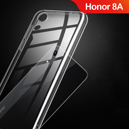 Ultra-thin Transparent TPU Soft Case T14 for Huawei Honor 8A Clear