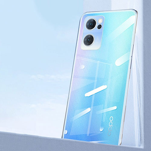 Ultra-thin Transparent TPU Soft Case T15 for Oppo Reno7 5G Clear