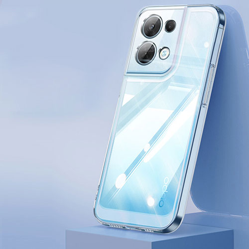 Ultra-thin Transparent TPU Soft Case T15 for Oppo Reno8 5G Clear