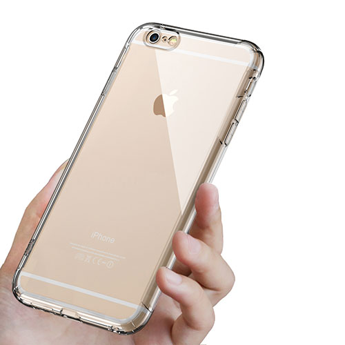 Ultra-thin Transparent TPU Soft Case T16 for Apple iPhone 6S Plus Clear