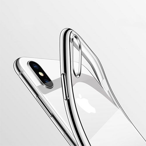 Ultra-thin Transparent TPU Soft Case T27 for Apple iPhone X Clear
