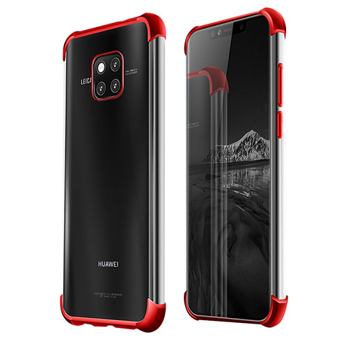 Ultra-thin Transparent TPU Soft Case U03 for Huawei Mate 20 Pro Red