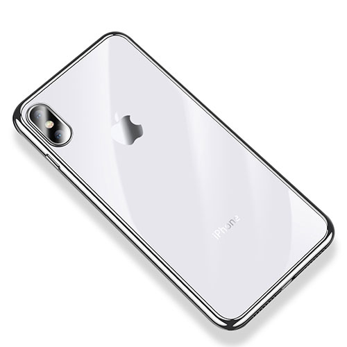 Ultra-thin Transparent TPU Soft Case V03 for Apple iPhone X Silver