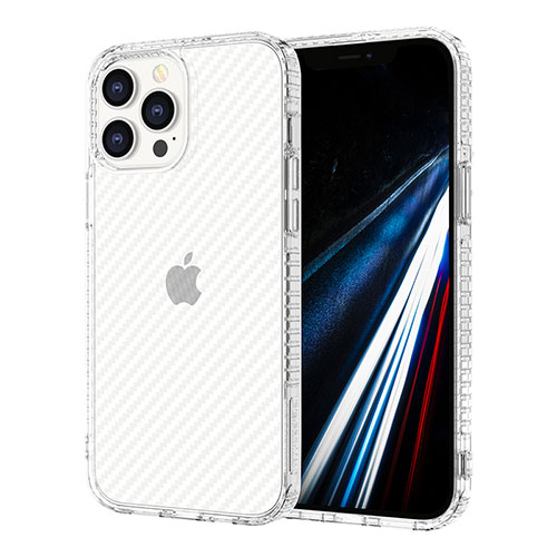 Ultra-thin Transparent TPU Soft Case YJ1 for Apple iPhone 12 Pro Max Clear