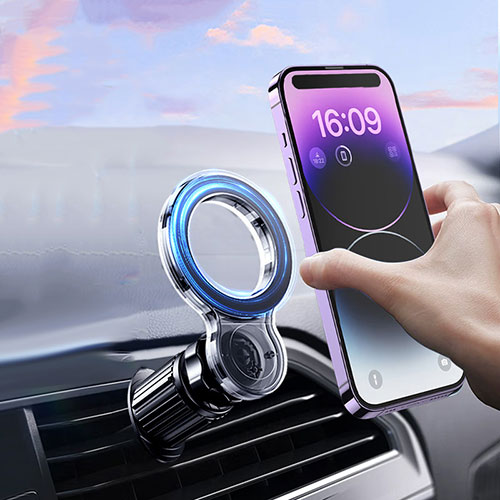Universal Car Air Vent Mount Magnetic Cell Phone Holder Stand KO2 Black