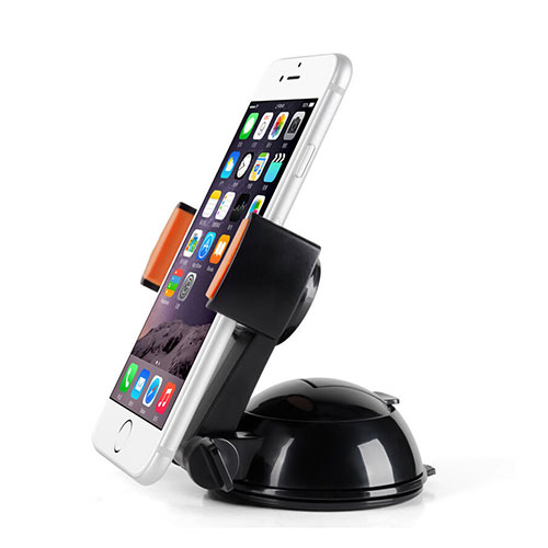 Universal Car Suction Cup Mount Cell Phone Holder Cradle M06 Black