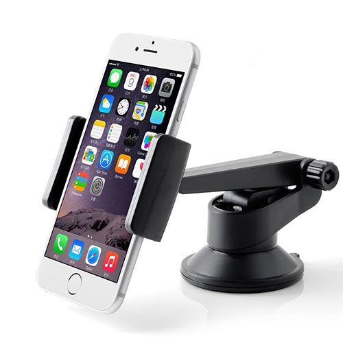 Universal Car Suction Cup Mount Cell Phone Holder Stand M05 Black