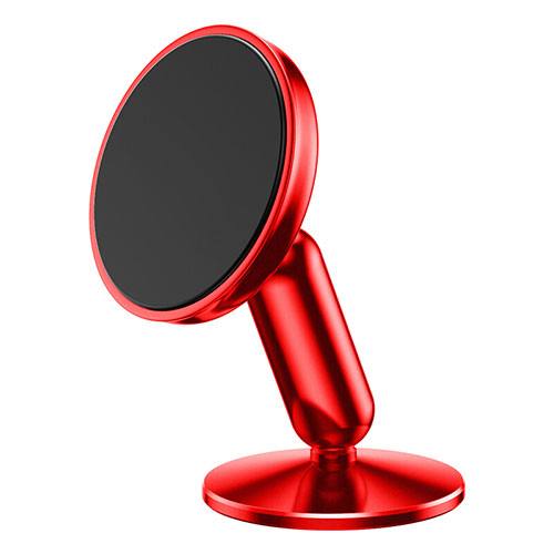 Universal Car Suction Cup Mount Magnetic Cell Phone Holder Cradle S01 Red