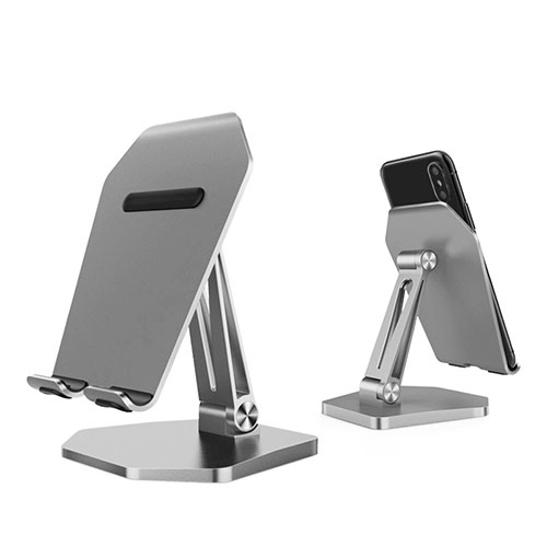 Universal Cell Phone Stand Smartphone Holder for Desk K22 Silver
