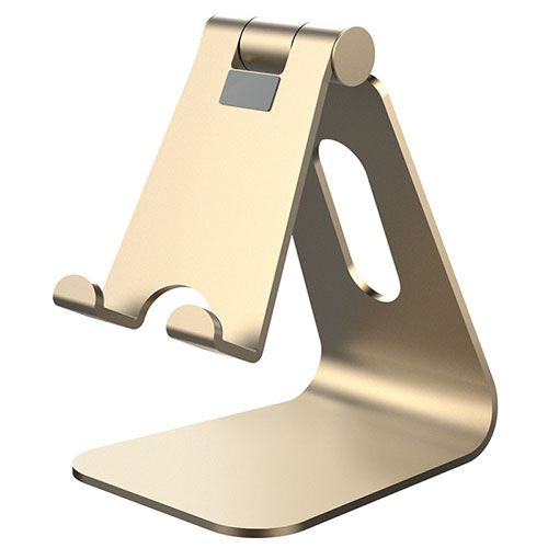 Universal Cell Phone Stand Smartphone Holder for Desk K24 Gold