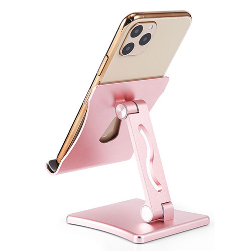 Universal Cell Phone Stand Smartphone Holder for Desk K32 Rose Gold