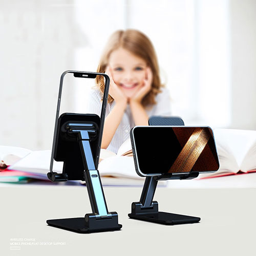 Universal Cell Phone Stand Smartphone Holder for Desk N14 Black