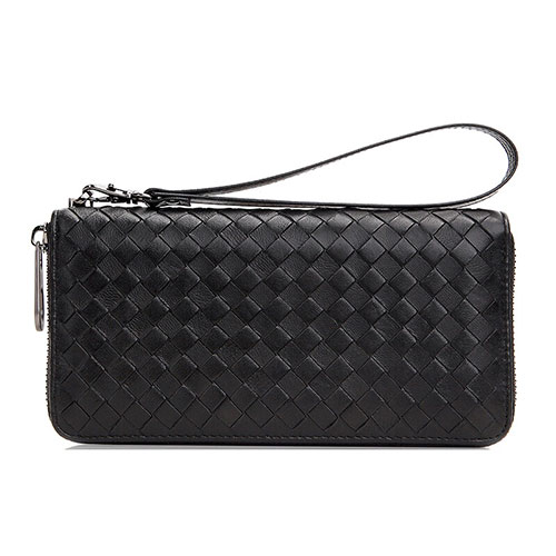 Universal Diamond Leather Wristlet Wallet Handbag Case H15 Black