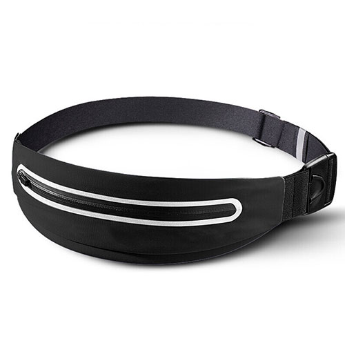 Universal Gym Sport Running Jog Belt Loop Strap Case L02 Black