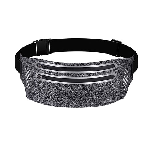 Universal Gym Sport Running Jog Belt Loop Strap Case L07 Dark Gray