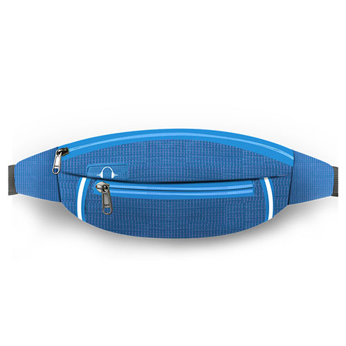 Universal Gym Sport Running Jog Belt Loop Strap Case L09 Blue