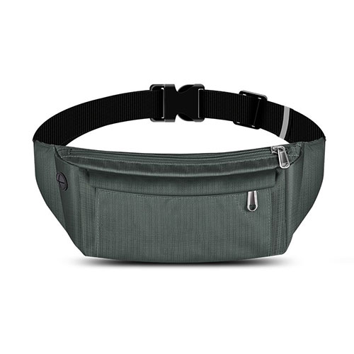 Universal Gym Sport Running Jog Belt Loop Strap Case S04 Gray