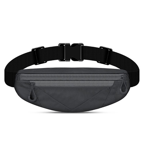 Universal Gym Sport Running Jog Belt Loop Strap Case S05 Dark Gray