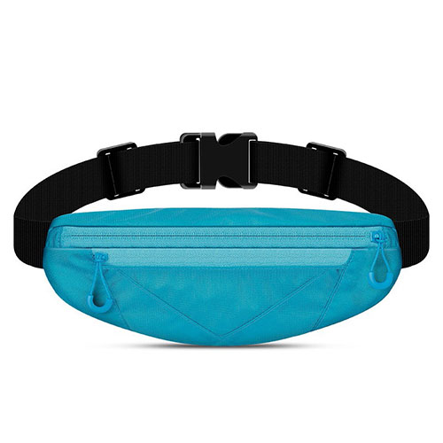 Universal Gym Sport Running Jog Belt Loop Strap Case S05 Sky Blue