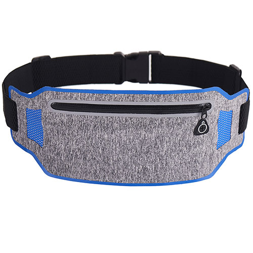 Universal Gym Sport Running Jog Belt Loop Strap Case S18 Blue