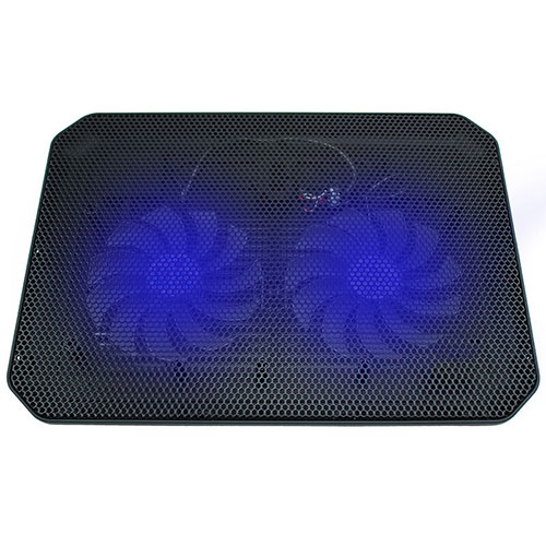 Universal Laptop Stand Notebook Holder Cooling Pad USB Fans 9 inch to 16 inch M20 for Apple MacBook Air 13 inch Black