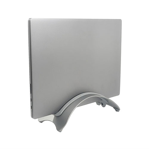 Universal Laptop Stand Notebook Holder K10 for Samsung Galaxy Book Flex 15.6 NP950QCG Silver