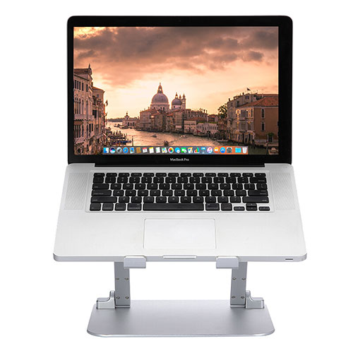 Universal Laptop Stand Notebook Holder S08 for Apple MacBook Air 13 inch Silver