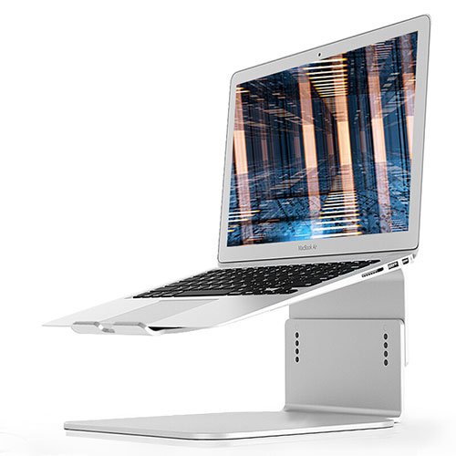 Universal Laptop Stand Notebook Holder S09 for Apple MacBook 12 inch Silver