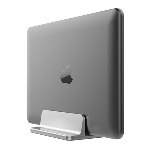 Universal Laptop Stand Notebook Holder T05 for Samsung Galaxy Book Flex 15.6 NP950QCG Silver