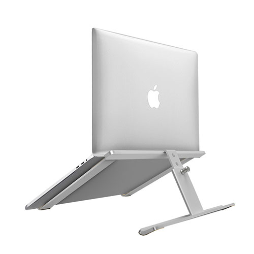Universal Laptop Stand Notebook Holder T12 for Apple MacBook Air 13 inch (2020) Silver