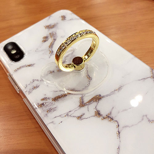 Universal Mobile Phone Finger Ring Stand Holder S15 Gold