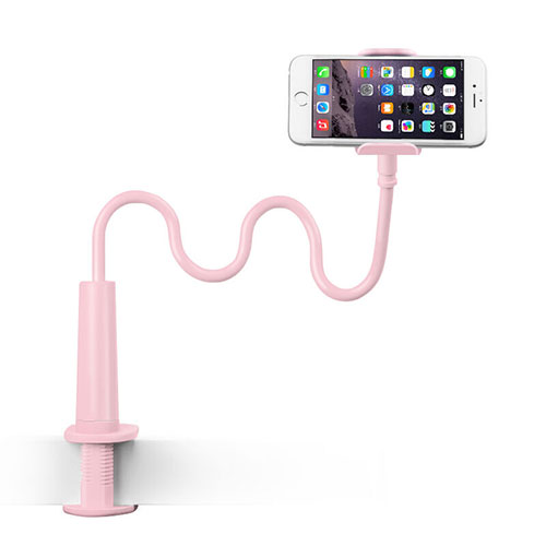 Universal Mobile Phone Stand Flexible Holder Lazy Bed Pink