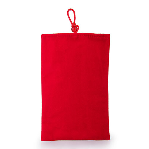 Universal Sleeve Velvet Bag Case Pocket Red