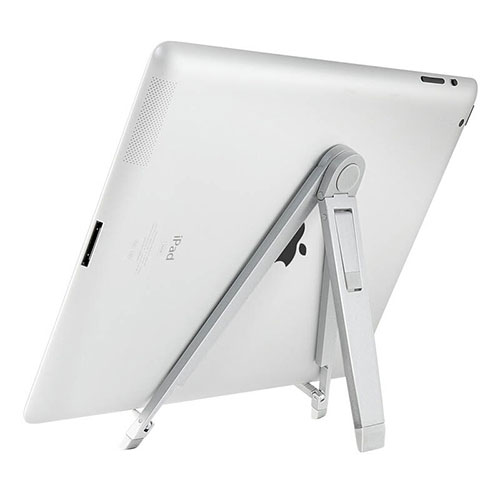Universal Tablet Stand Mount Holder for Apple iPad 3 Silver