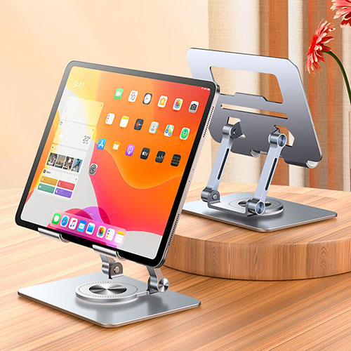 Universal Tablet Stand Mount Holder N04 for Apple iPad Pro 9.7 Silver