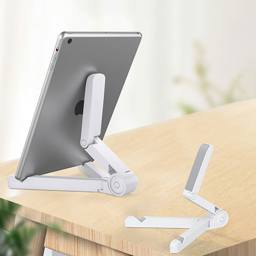 Universal Tablet Stand Mount Holder N08 for Apple iPad Pro 12.9 2022 White